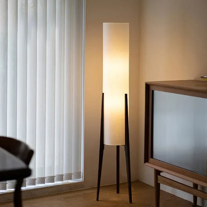Zen Floor Lamp Japanese style light fabric shade lamp