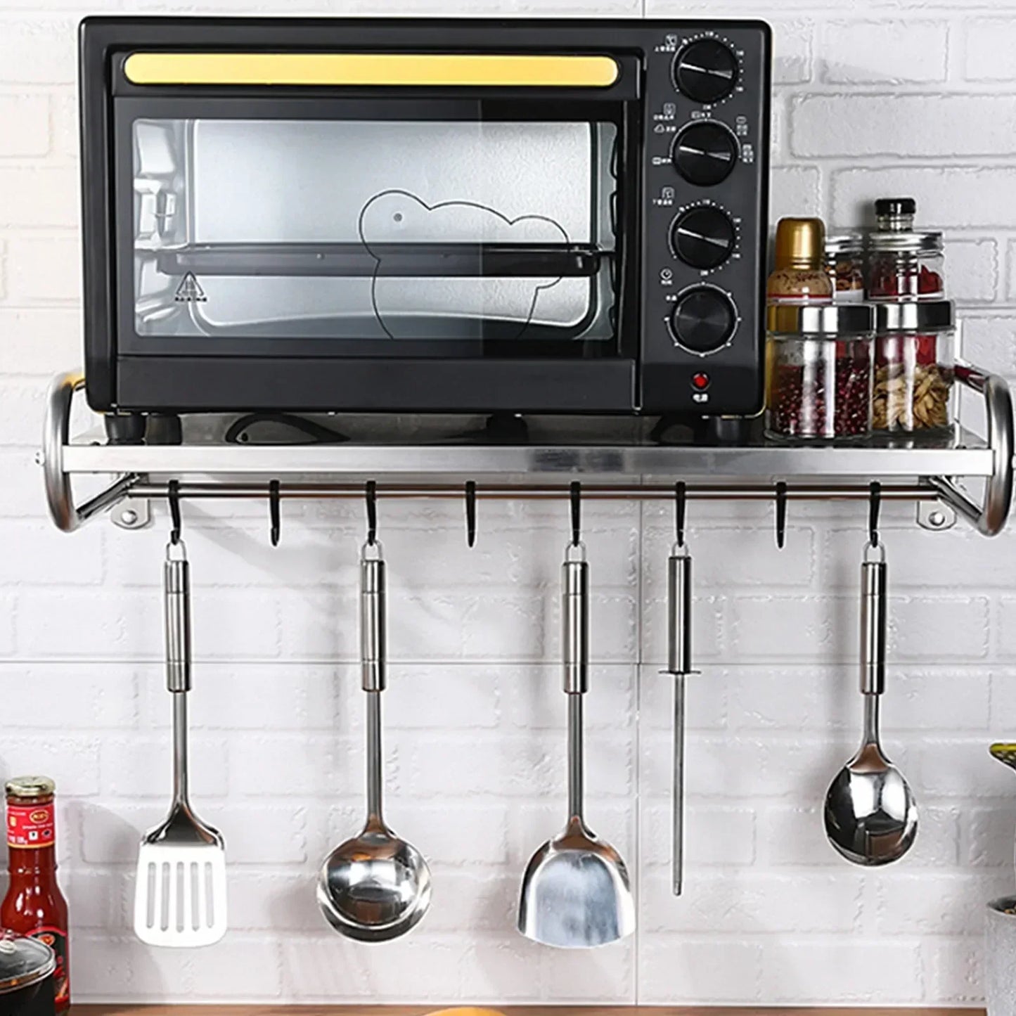 Stainless-Steel Heavy-Duty Kitchen Organizer Rack