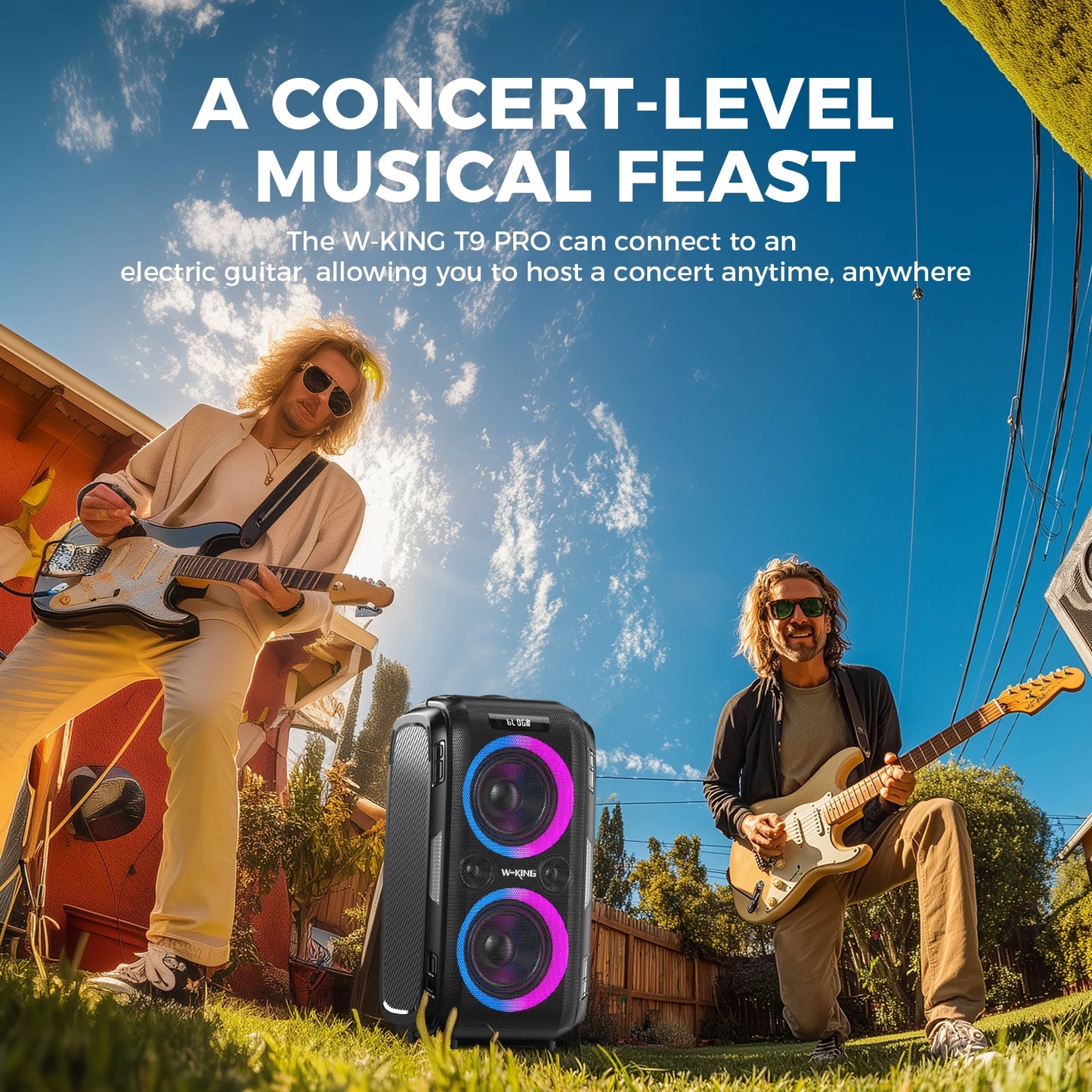 250W PEAK Large Bluetooth Speaker Massive 120dB/12