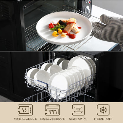 18/36-Piece Ceramic Plate Porcelain Dinnerware Set