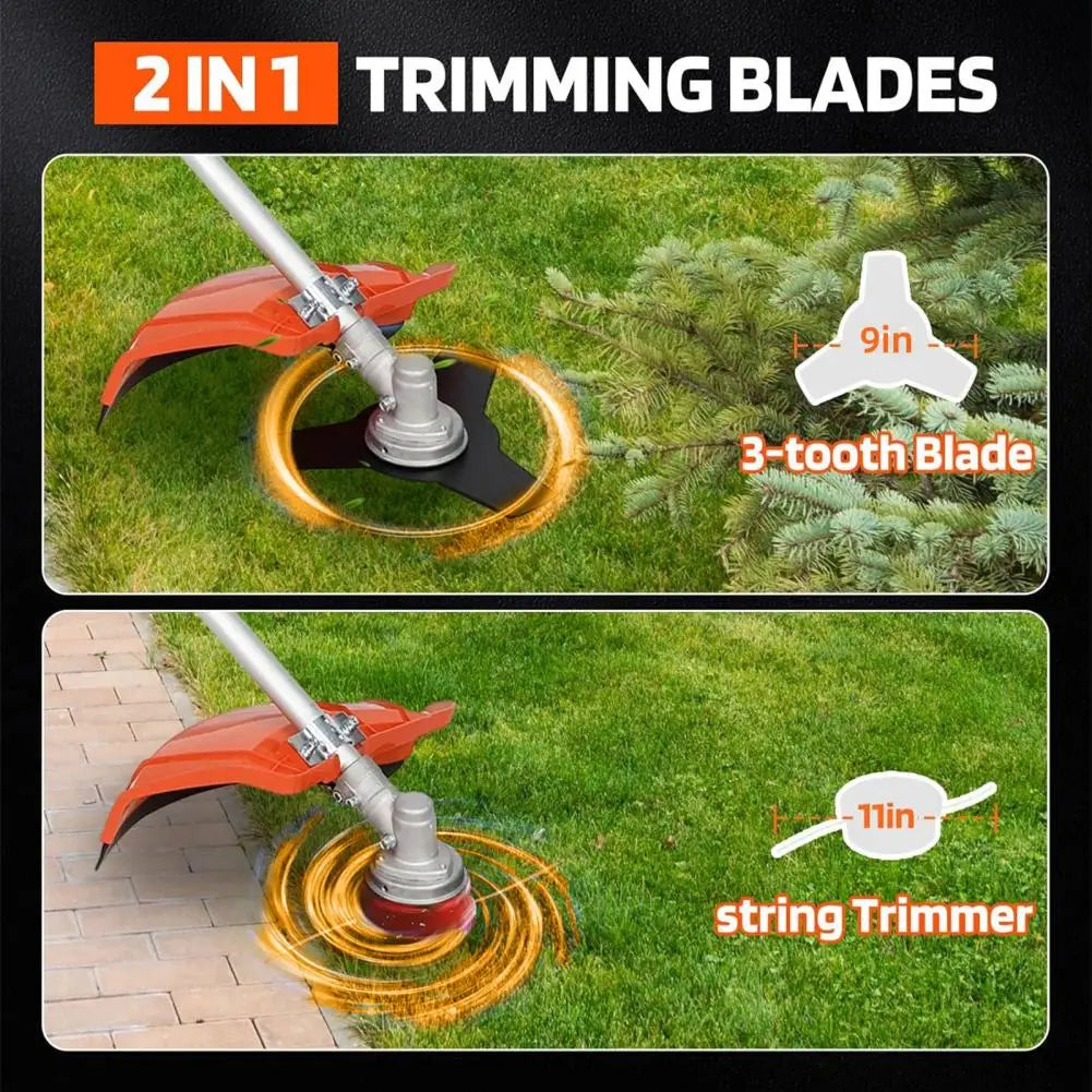 2-Stroke Strong Powerful Grass Strimmer with Adjustable Angle