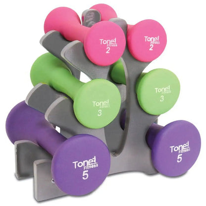 20 lb. Hourglass Neoprene Dumbbell Set