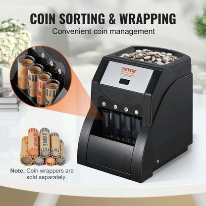 Coin Sorter Machine Sorts up to 230 Coins per Minute