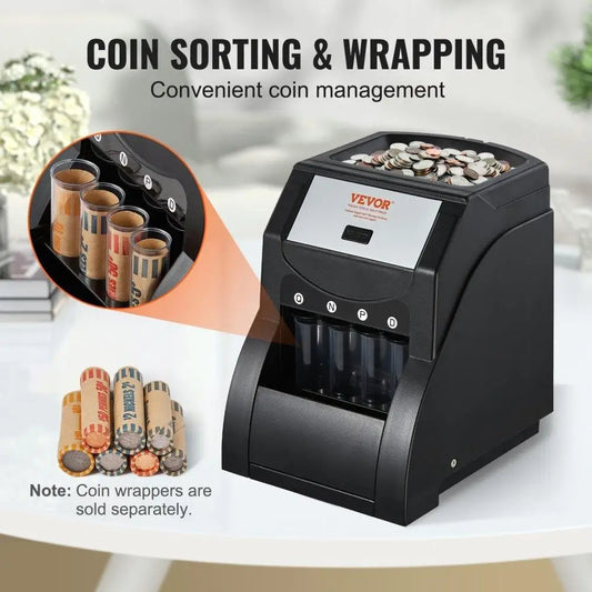 Coin Sorter Machine Sorts up to 230 Coins per Minute