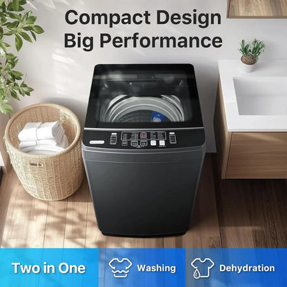 27 LBS Fully Automatic Clothes Washer and Spinner Combo