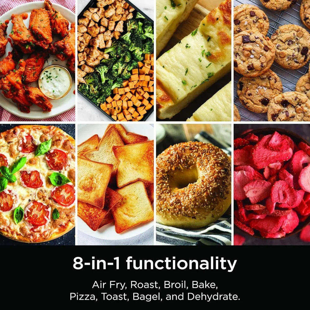 8-in-1 Functionality Air Fryer Toaster Oven Combo