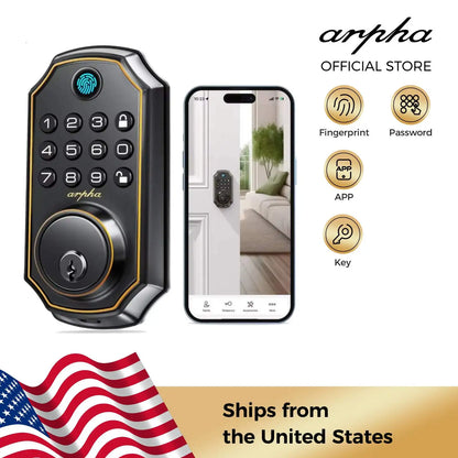 5-in-1 Keyless Entry Door Lock with Keypad