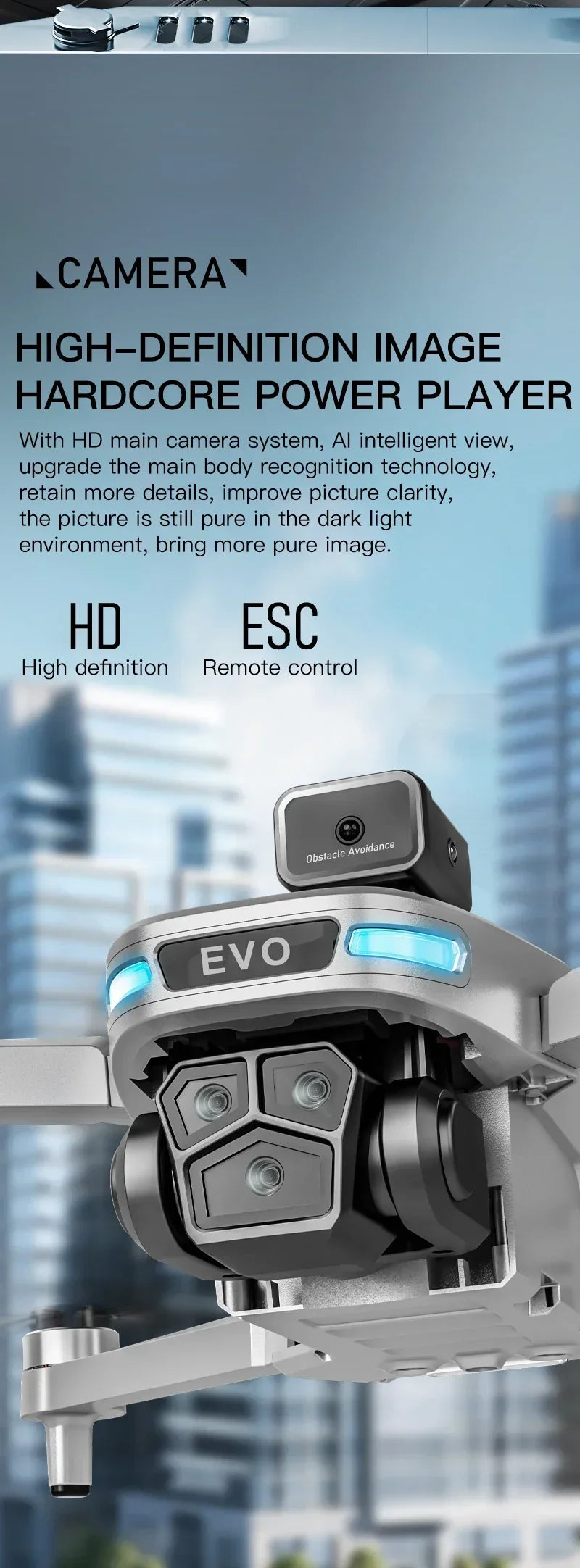 SG901 Pro Drone With 4K HD Dual Camera Intelligent