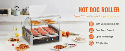 5/7/11 Rods Commercial Hot Dog Roller Machine