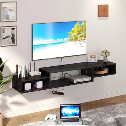 59" Floating TV Stand with LED Lights