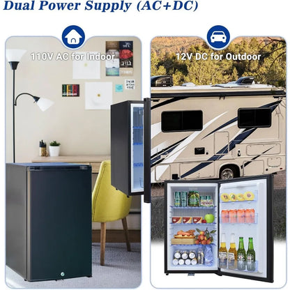 No Noise 110V/12V Compact Refrigerator