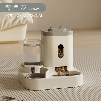 Automatic Feeder for Dogs, and Cats with Water Fountain