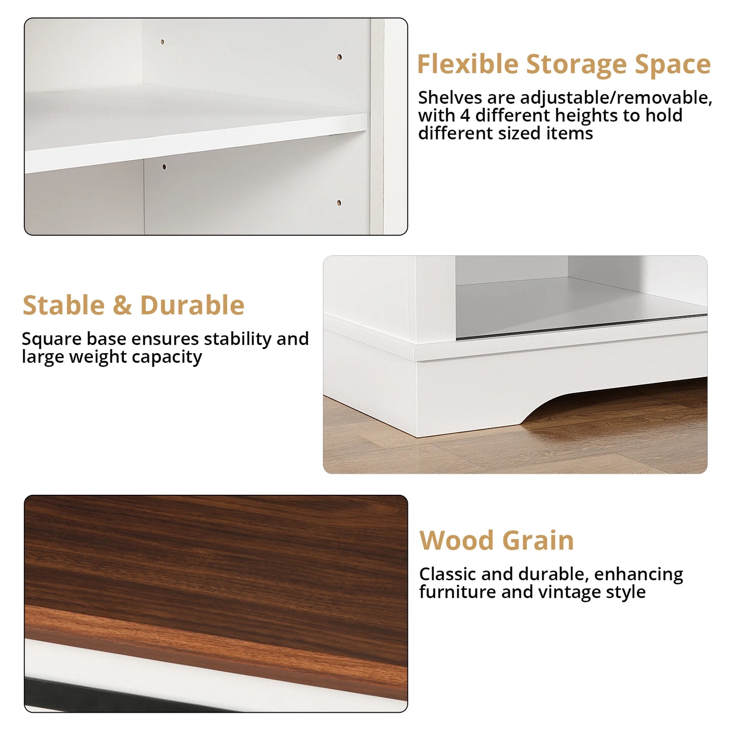 TV Stand for TVs up to 60’’ with Fireplace