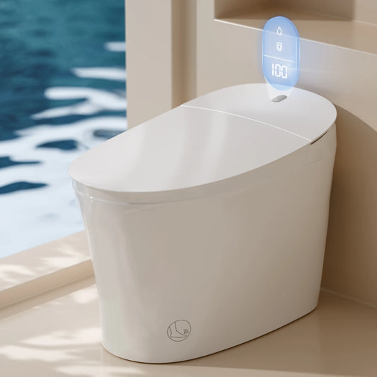 Smart Toilet with Bidet, with Built-in Tank