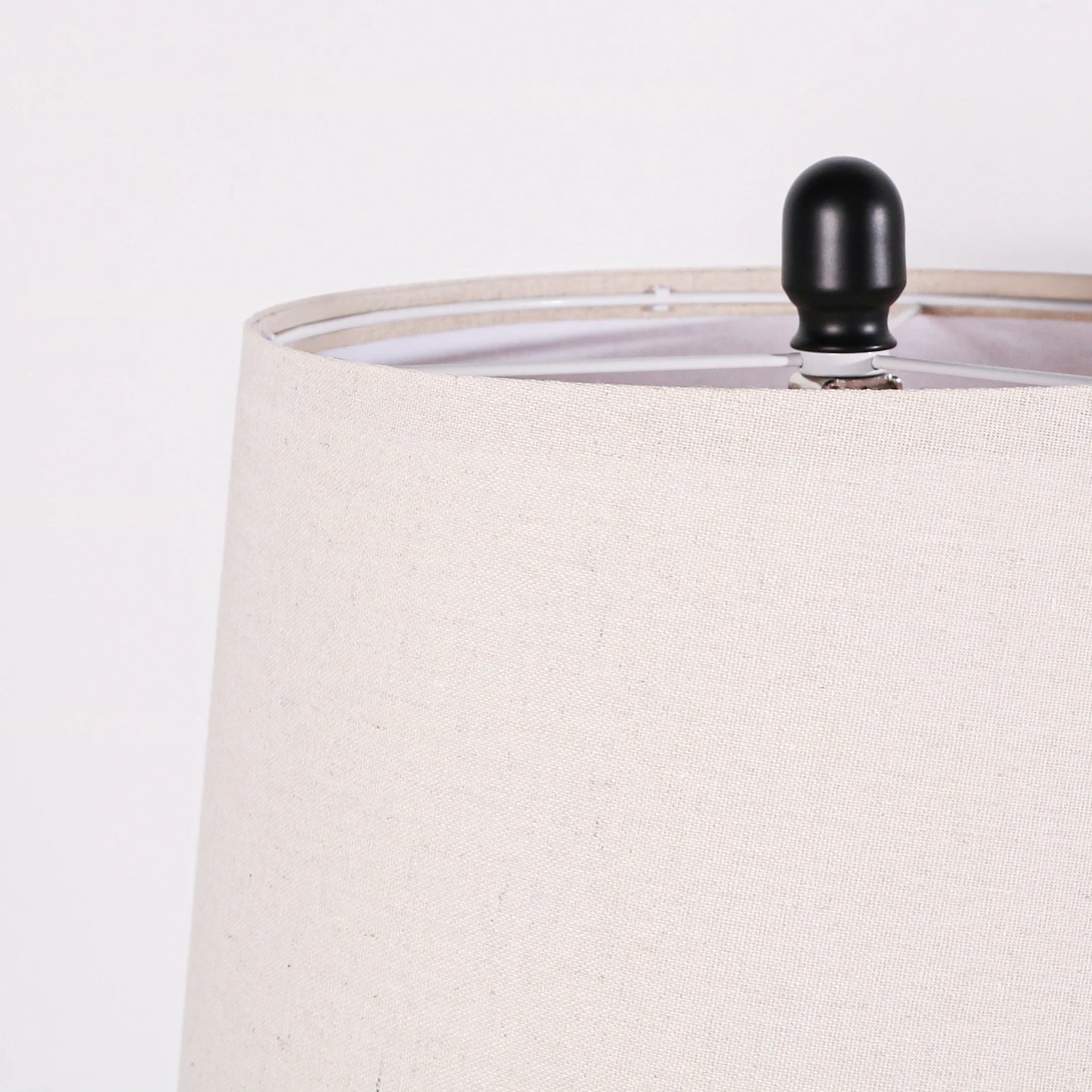 2 Pack 25-Inch Carved Geometric Ceramic Table Lamp