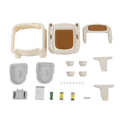 Bedside Commode Toilet with Sensor Night Light