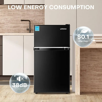 3.1 Cu.Ft Mini Double Door Small Fridge