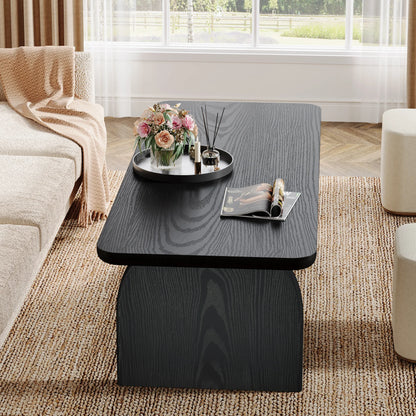 47.24-Inch Tribesigns Farmhouse Rectangular Coffee Table