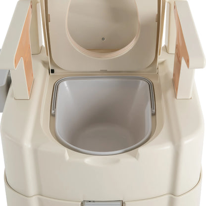 Bedside Commode Toilet with Sensor Night Light