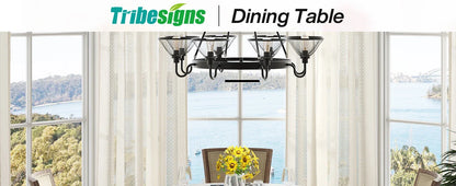 47-inch Round Dining Table for 4