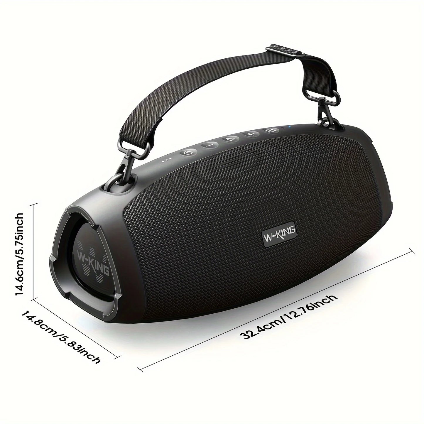 Portable Loud Bluetooth Speakers with Wireless Microphone