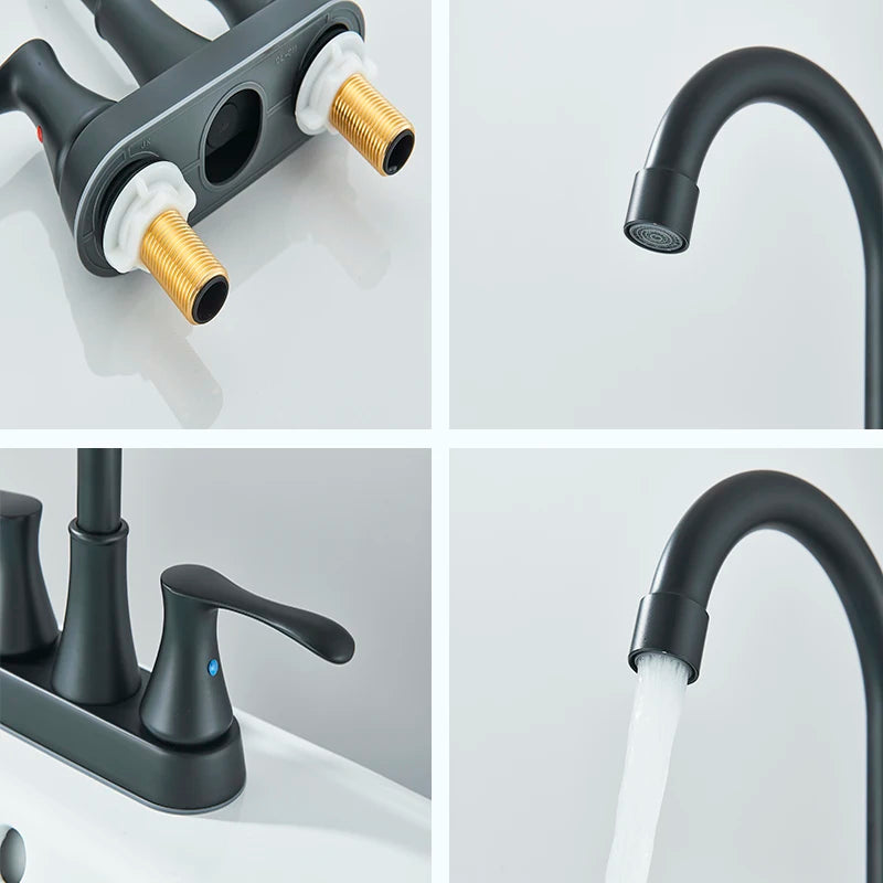 Black Bathroom Sink Vanity Faucet