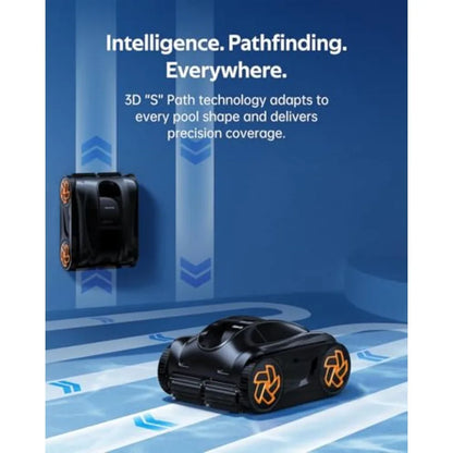 4-in-1 Robotic Pool Cleaner with Smart Navigation