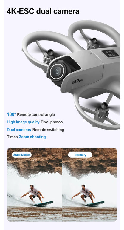 GT3 Drone with HD Dual Camera 180° view