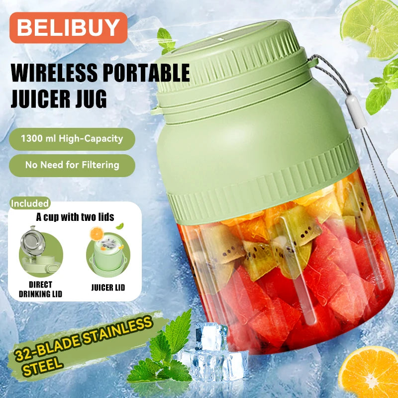 6 Blades Electric Juicer with USB port