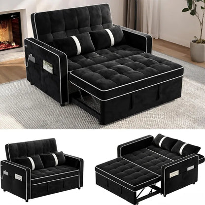 Sofa Bed Convertible Sleeper with USB Charging