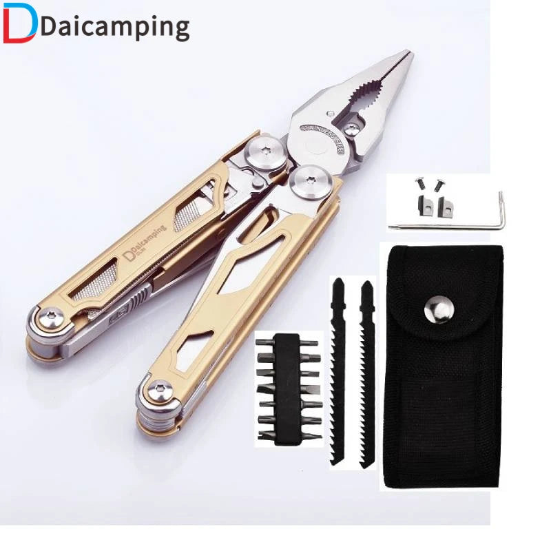 Multi-tool Survival Gear Plier Swiss Army Folding Knives
