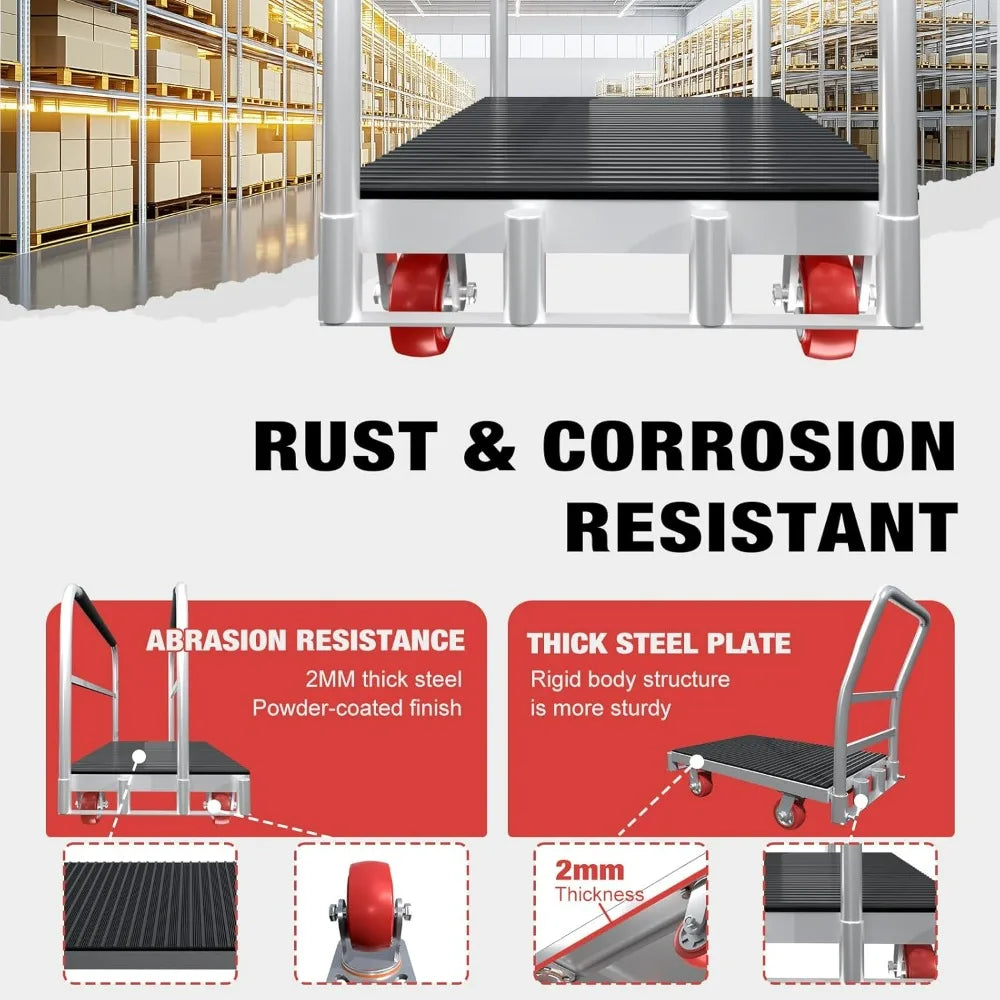 Heavy Duty 2-in-1 Panel Truck with 42 x 24 Platform