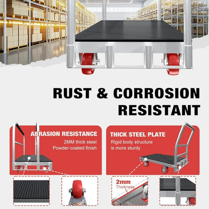 Heavy Duty 2-in-1 Panel Truck with 42 x 24 Platform