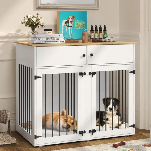 41 Inch Dog Kennel Indoor with Removable Divider