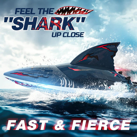 RC Shark Boat DE 2104 SHARK 48+ km/h Self-Rising