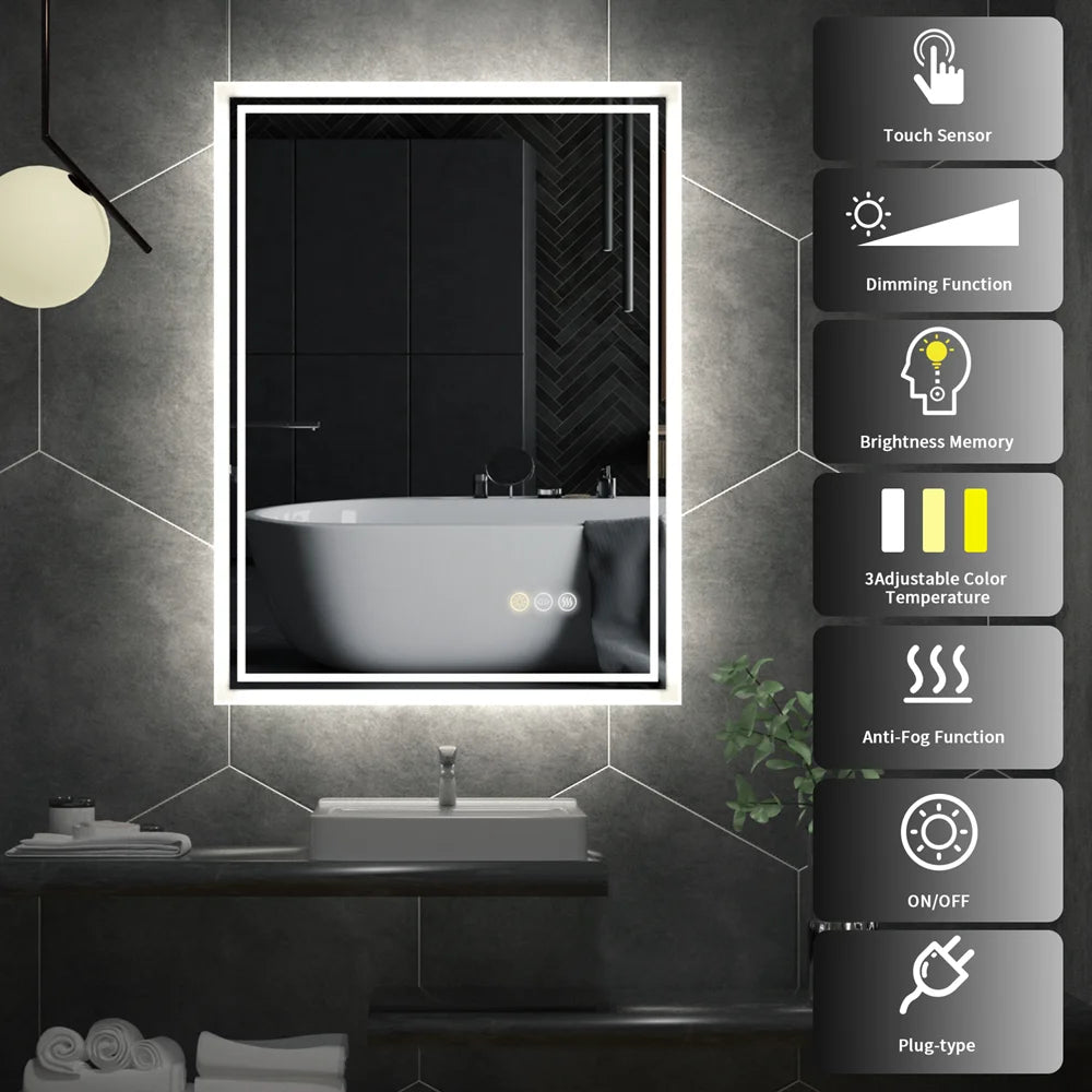 Illuminate LED Backlight Bathroom Mirror