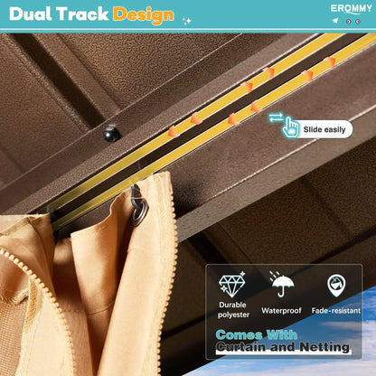 10' x 12' Hardtop Aluminum Frame Gazebos