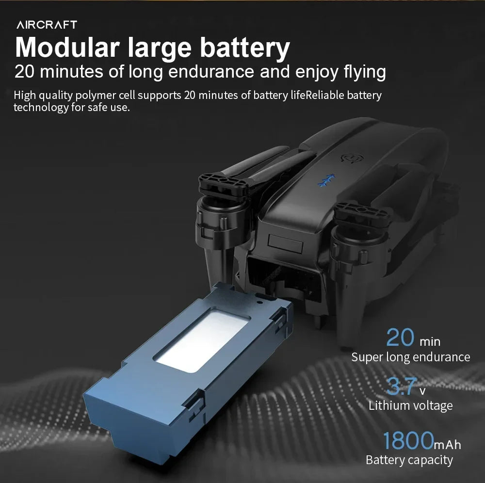 HD Dual Camera E99 Pro RC Mini Drone 4K With Wi-Fi 1080P 720P