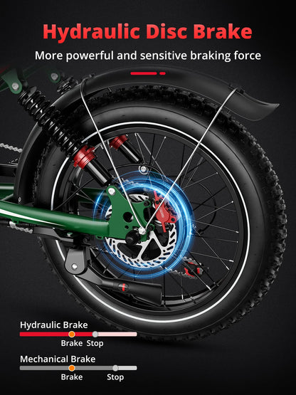 Adults Electric Bike with 2000W Dual Motor