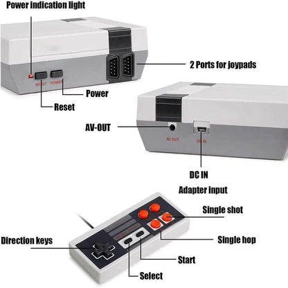 Retro Game Console, Classic Video Game System