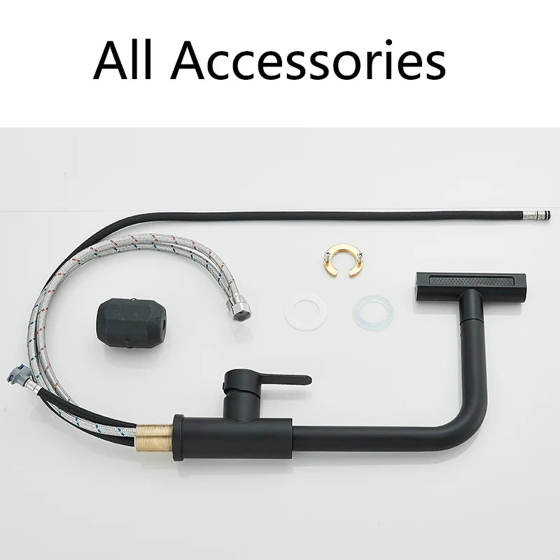 Kitchen Faucet Flexible Pull Out Water Mixer Tap