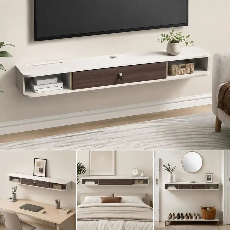 70 Inch Wall Mounted Floating TV Stand