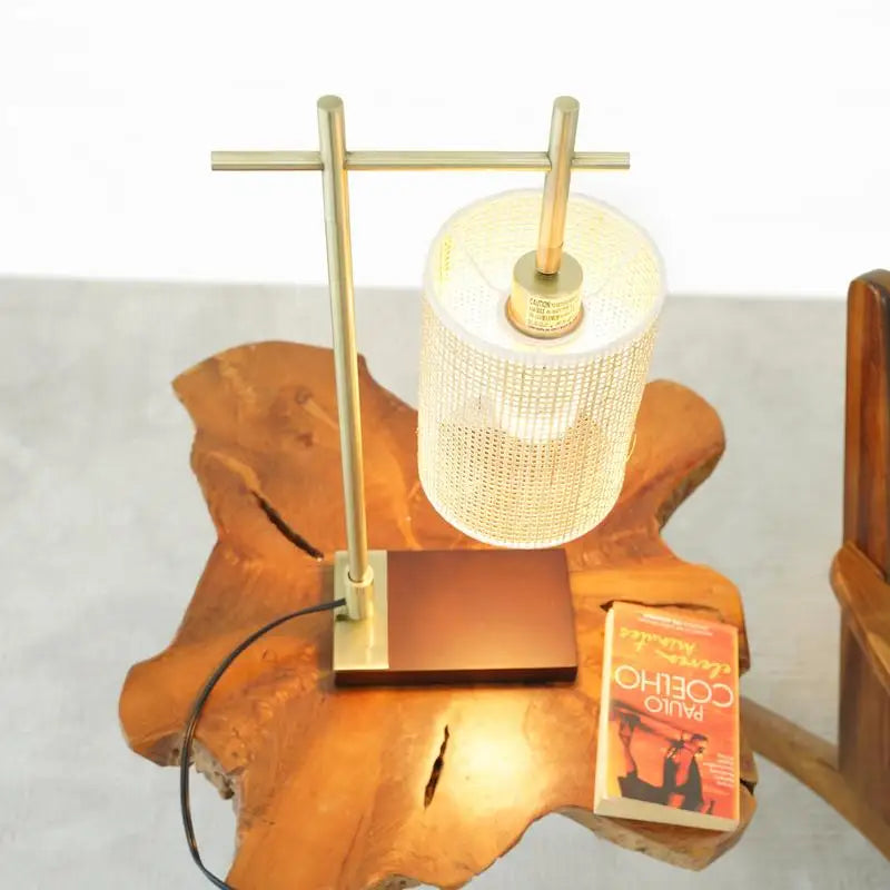 Bamboo Shade Table Lamp
