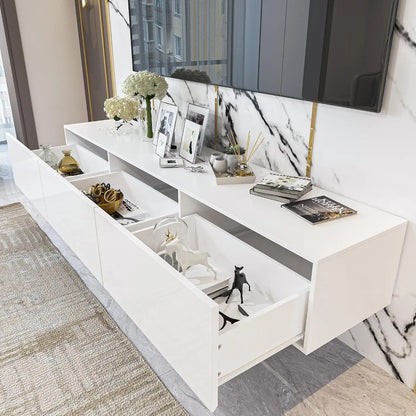 70"Floating TV Stand With 3 Drawers