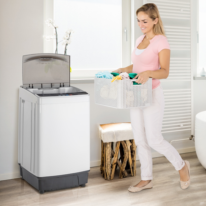 Portable Washer with LED Display, 10 Wash Cycles