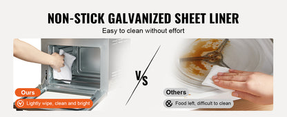 1700W Air Fryer Stainless Steel Toaster Oven