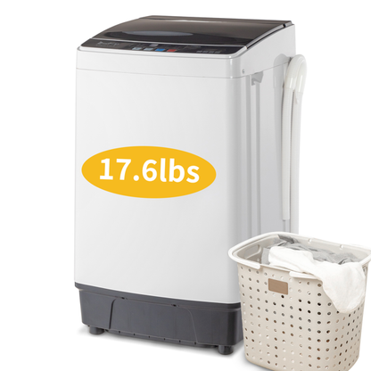 Portable Washer with LED Display, 10 Wash Cycles