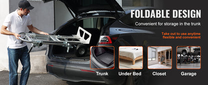 Aluminum Heavy Industrial Collapsible Dolly Cart