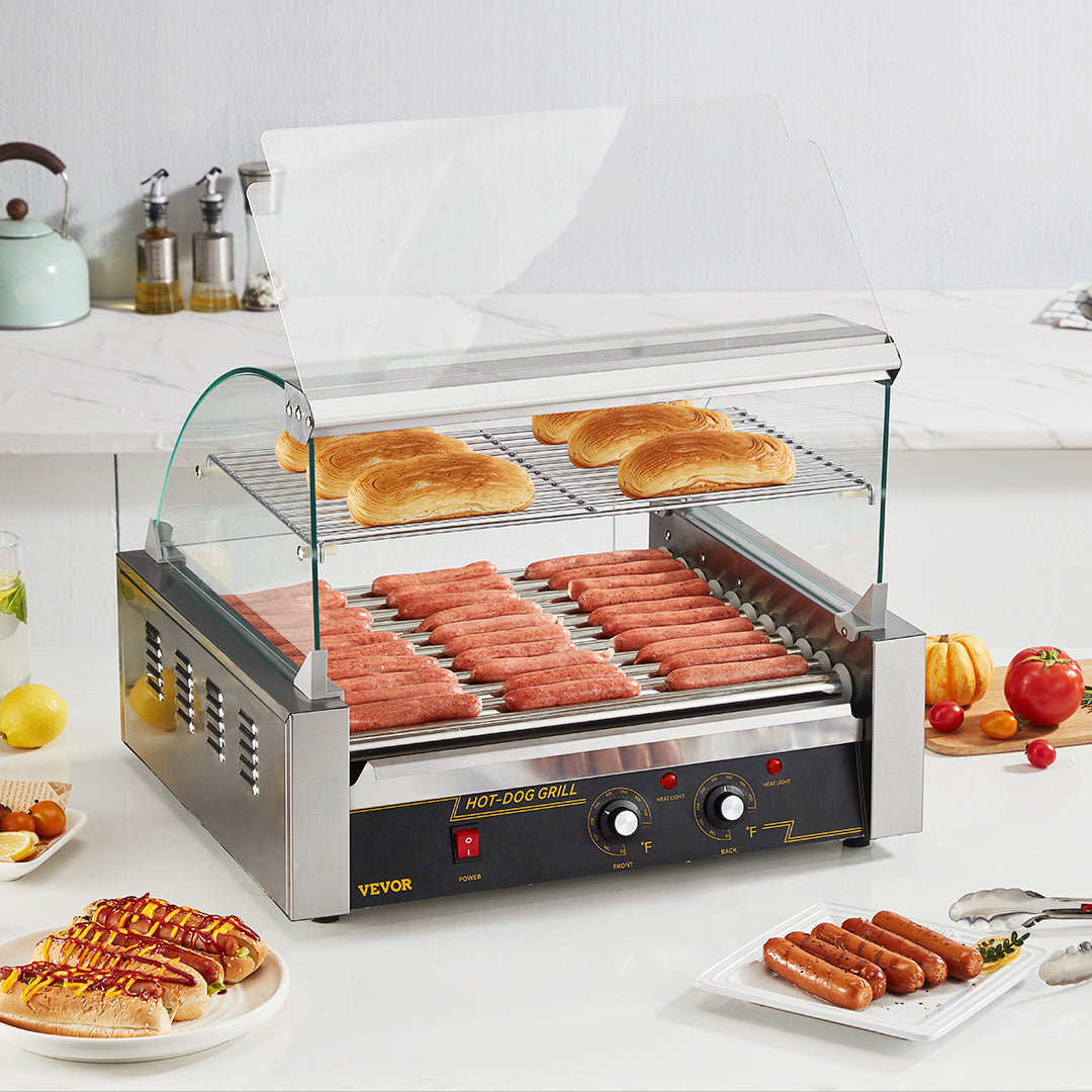 5/7/11 Rods Commercial Hot Dog Roller Machine