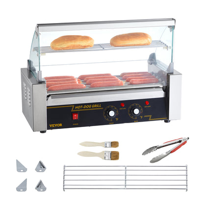 5/7/11 Rods Commercial Hot Dog Roller Machine